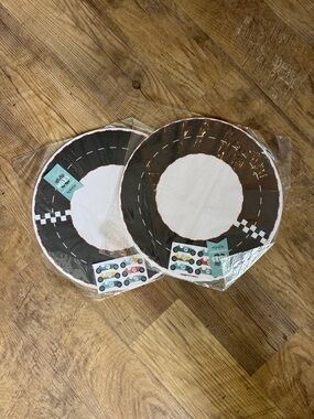 NWT Set of 2 Packs (24 total) My Minds Eye Miles per Hour Race Track Placemats